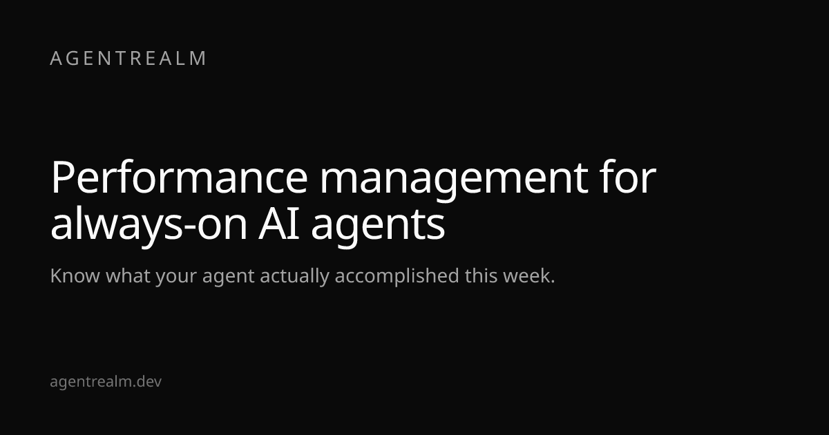 Building a feedback loop for always-on AI agents logo